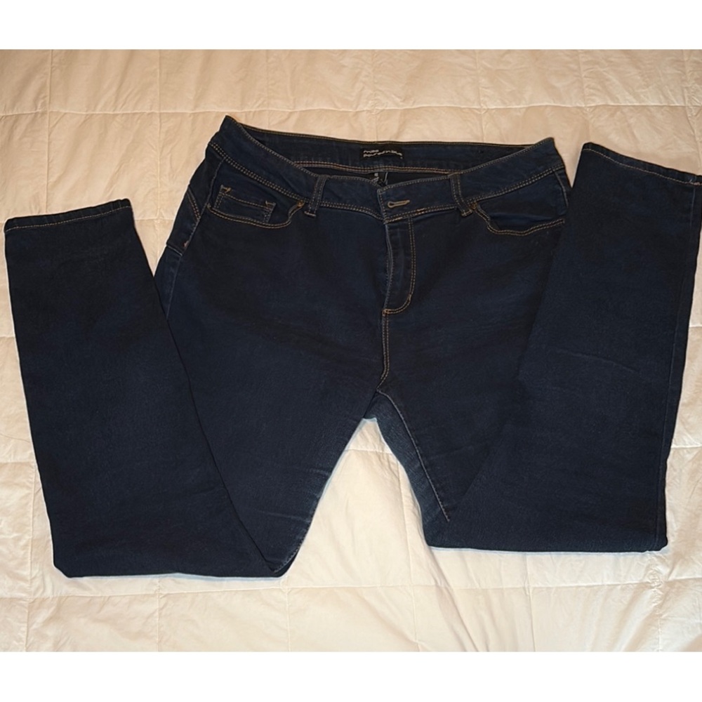 Dark Blue Denim Jeans